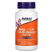 Заказать NOW Beta-1,3 / 1,6 -D-Glucan 100 мг 90 вег капс