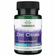 Заказать Swanson Zinc Citrate 50 мг Elemental 60 капс