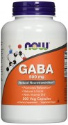 Заказать NOW GABA 500 мг + B-6 200 вег капс