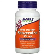 Заказать NOW Extra Strength Resveratrol 350 мг 60 вег капс